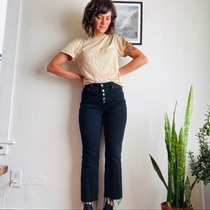 Traded 💥 Free People kick crop-flare jeans